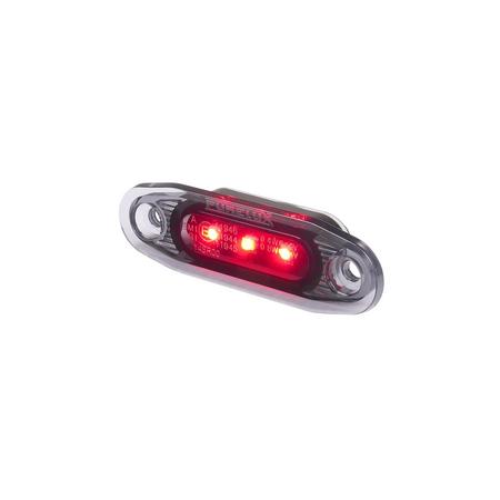 Positionsljus Purelux Side Marker Dark - 12/24V / 79 mm, Röd