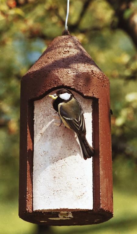 Schwegler Fågelholk i träbetong för grenar