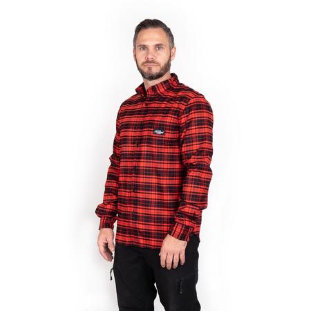 Sqrtn Flanellskjorta Röd