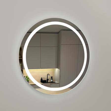 LED-spegel AGGE LED Mirror Round Frontlight - 21W / 3000-6000K / 800 mm