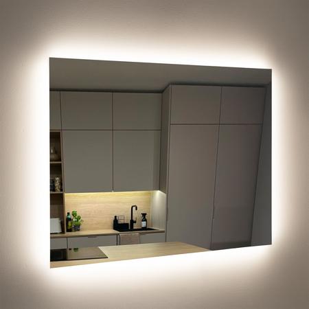 LED-spegel LED AGGE Mirror Square Backlight - 17W / 3000-6000K / 800x1000 mm
