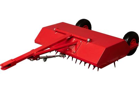 Mossrivare, Vertikalskärare, Fyrhjuling, 75 cm