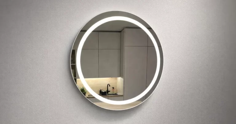 LED-spegel AGGE LED Mirror Round Frontlight