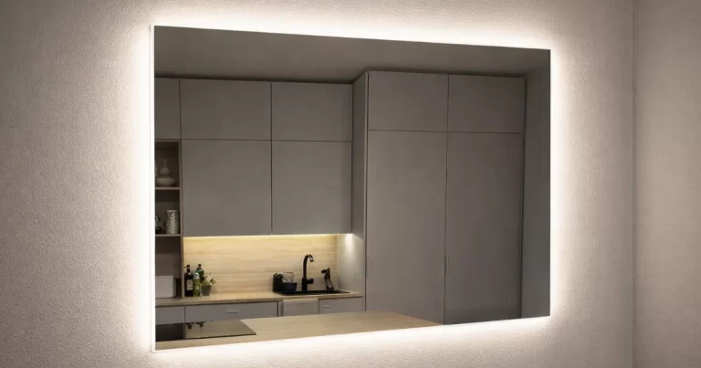 LED-spegel LED AGGE Mirror Square