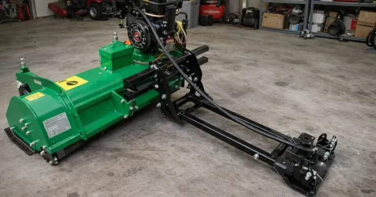 Test av ATV slaghack 15 hk frontmonterad - 100 cm