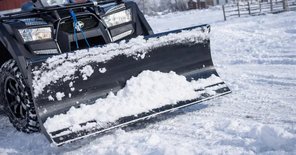 Test av Snöplog till fyrhjuling 150 cm