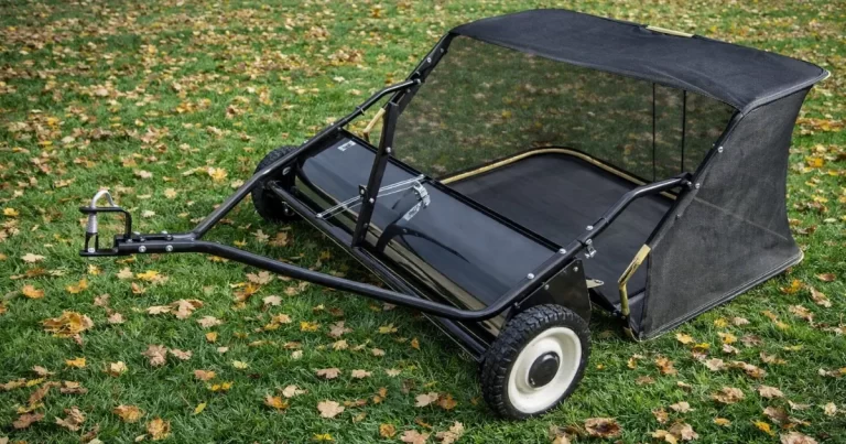 Test av Uppsamlare Lawn sweeper - 106 cm