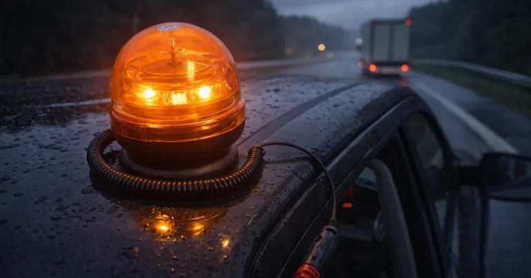Test av Roterande varningsljus LED