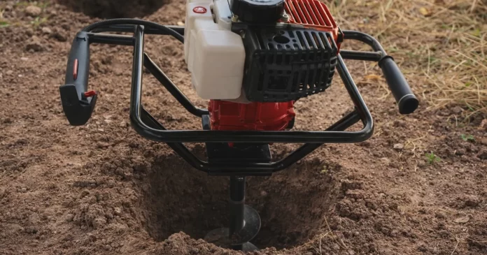 Test av Bensindriven Jordborr 51,7 cc