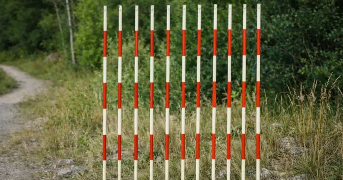 Test av Markeringskäpp Trä/Metall 160 cm 10 st