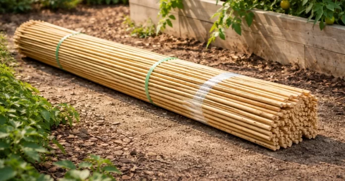 Test av Snökäppar snöpinnar bambu - 100 st