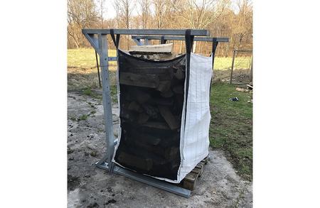 Big bag, Vedsäck med stängd botten