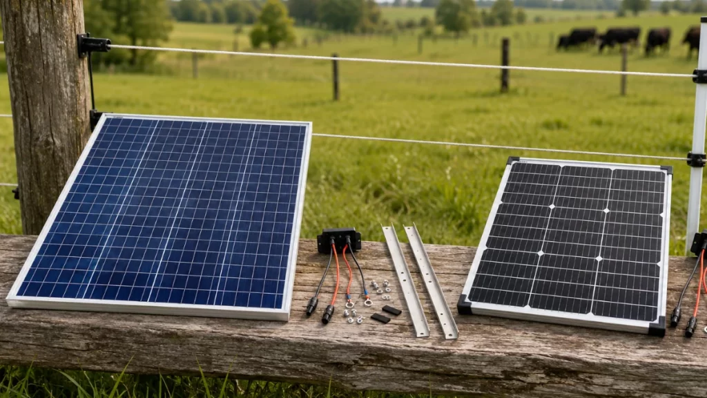 Bästa solpanel för stängselaggregat test