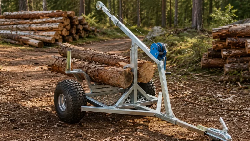 Bästa timmervagn med kran test