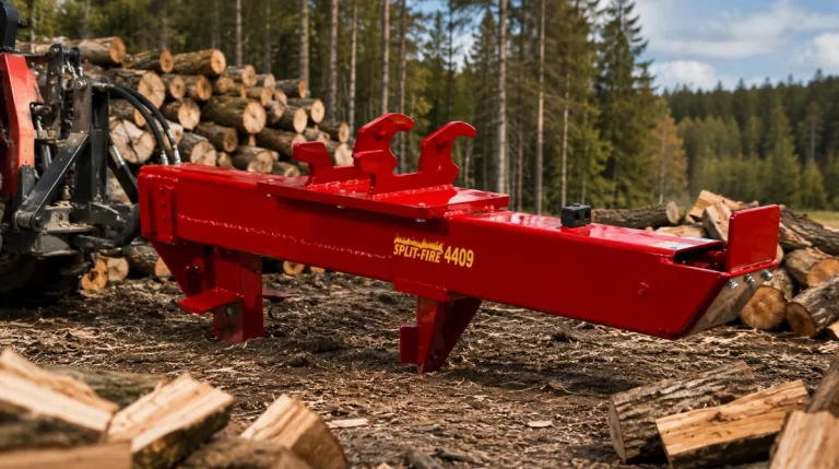 Test av Split-Fire Hydrauliskt Klyvhuvud 32 ton