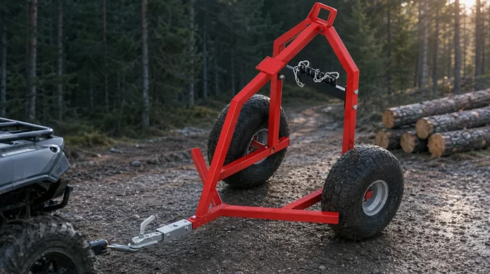 test-av-iron-baltic-lunningsvagn-atv-timmervagn Test av Iron Baltic lunningsvagn ATV timmervagn fyrhjuling