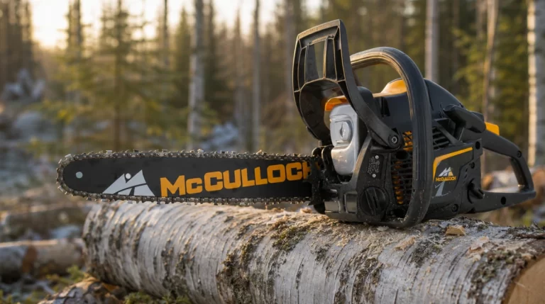 Test av McCulloch motorsåg - CS340