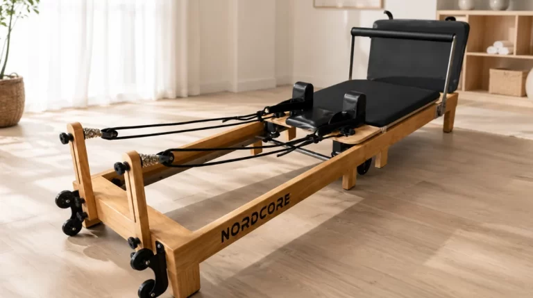 Test av Nordcore Pilates Reformer Pro Vikbar