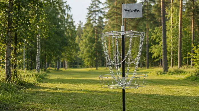 test-av-polardisc-frisbeegolfkorg Test av Polardisc frisbeegolfkorg