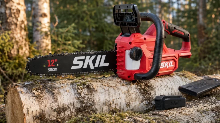 Test av Skil Kedjesåg 20V