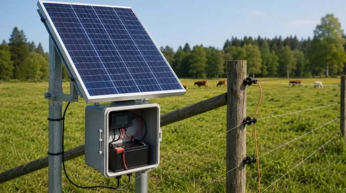 Test av Solpanel 100W för stängselaggregat