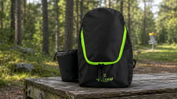 test-av-viking-discs-rucksack-light-ryggsack Test av Viking Discs Rucksack Light ryggsäck svart/lime