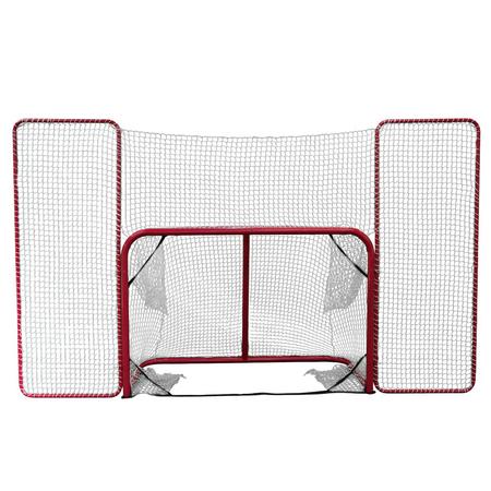 Prosport Hockeymål Premium med bakre skyddsnät 183x122x75cm
