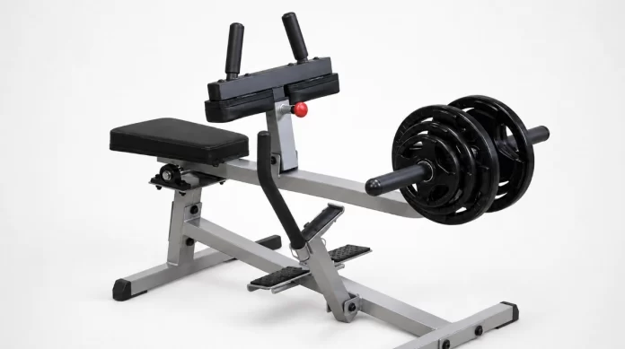 Test av Body Solid Sittande Vadpress Extra kraftig
