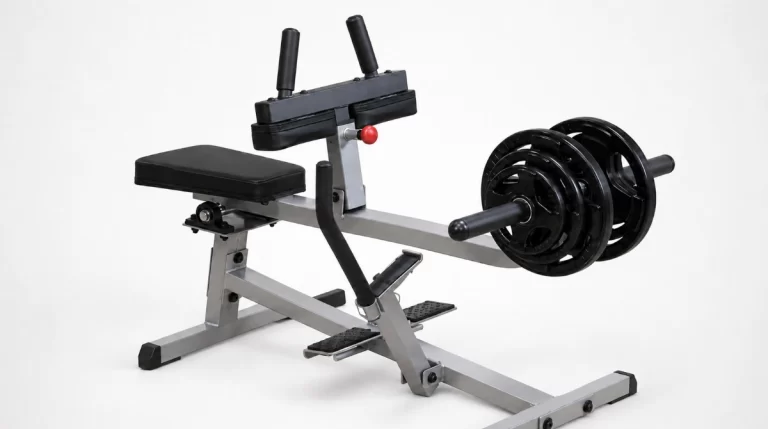 Test av Body Solid Sittande Vadpress Extra kraftig