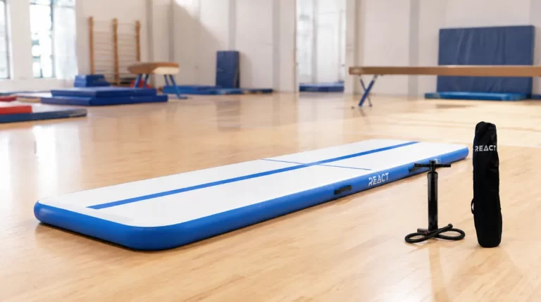Test av React AirTrack med handpump