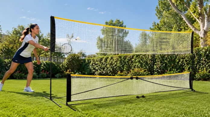 test-av-react-badmintonnat-hojden-justerbar-500x80cm Test av React Badmintonnät Höjden Justerbar 500x80 cm