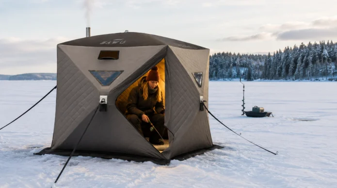 Test av Sawu tält för fiske/segling TermoQuick 4H