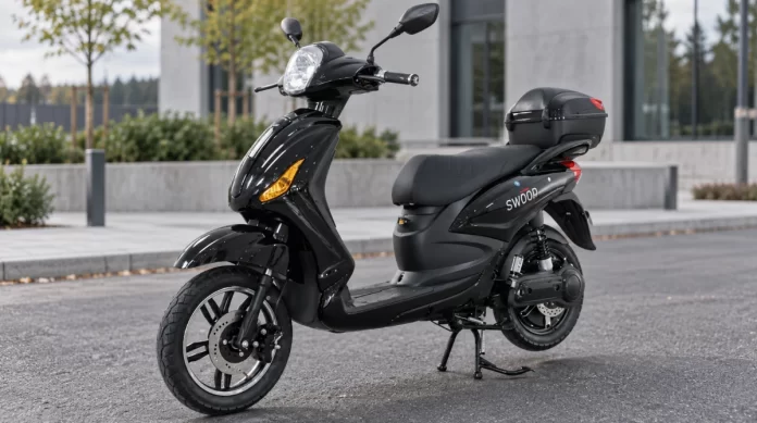 test-av-swoop-elscooter-city-svart Test av Swoop Elscooter City Svart
