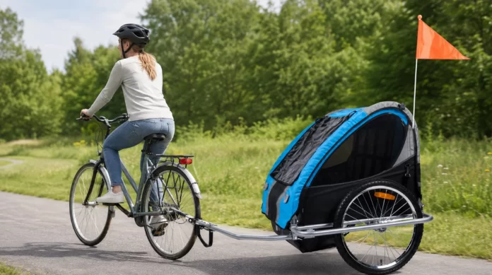 Test av Trekker cykelvagn för 1-2 barn
