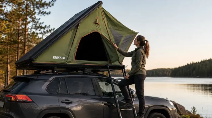 Test av Trekker Taktält Voyager M Grön
