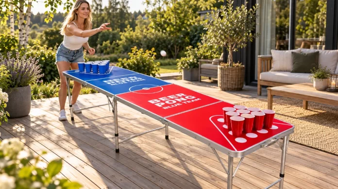 test-av-nordcore-beer-pong-bord-240x60x70cm Test av Nordcore Beer Pong Bord 240x60x70CM
