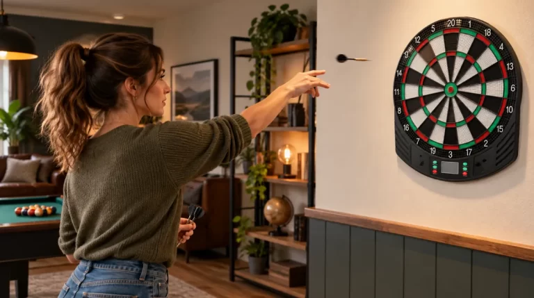 Test av React Darttavla elekronisk