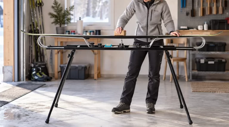 Test av React Vallaställ för två skidor