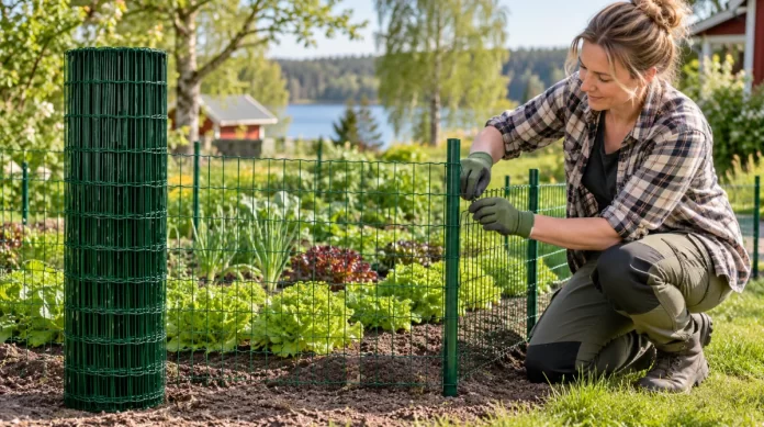 Test av Fornorth stängselnät 150cm (25m) grön