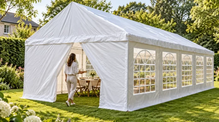 Test av Lykke Partytält 5x10m Premium