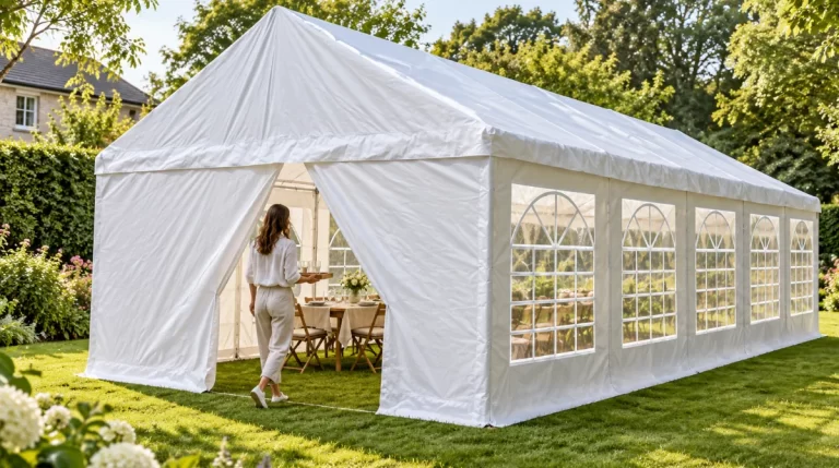 Test av Lykke Partytält 5x10m Premium