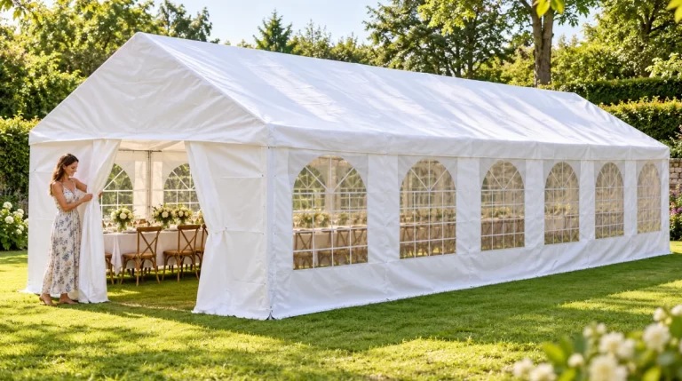 Test av Lykke Partytält 6x12m Premium