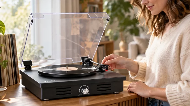 Test av Lykke Skivspelare Classic Bluetooth
